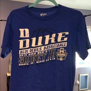 Duke devils college men’s  basketball shirt size s